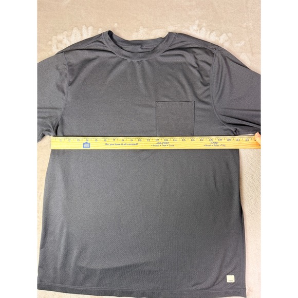 VUORI Mens Tradewind Performance Gray Long Sleeve Size XL TShirt Activewear - Picture 5 of 8